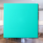 Neon Türkis Solid Color | Classic | elegant Fliese<br><div class="desc">Neon Türkis Solid Color | Classic | elegant | Trendy | Stilvoll | Geschenk</div>