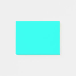 Neon Türkis Solid Color | Classic Post-it Klebezettel