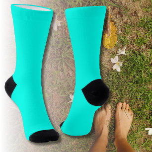 Neon Turquoise Bright Socken