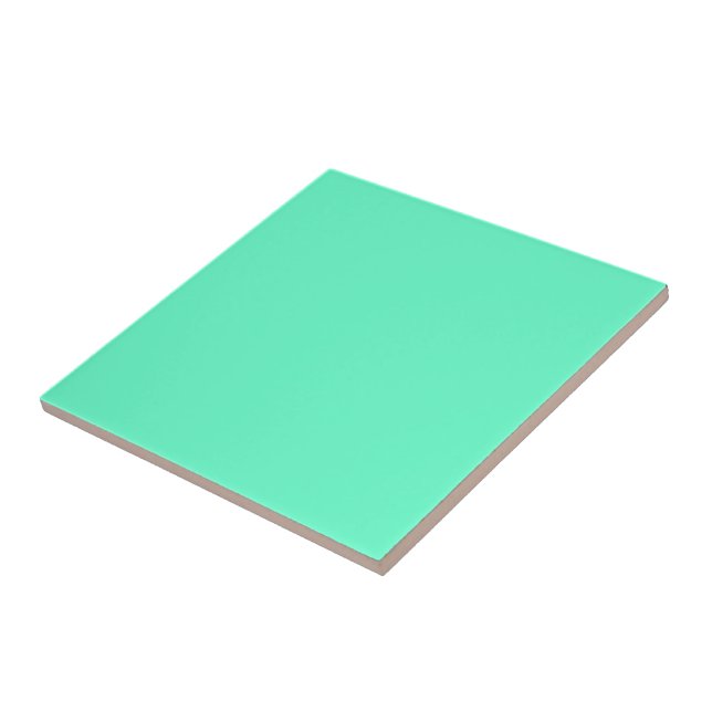 Neon Turquoise Fliese (Seite)
