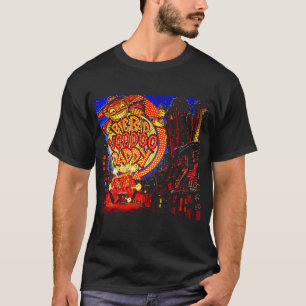 Neon-Typografie bei Nacht T-Shirt