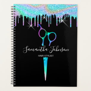 Neon Unicorn Holographic Hairstylist Friseur B Planer
