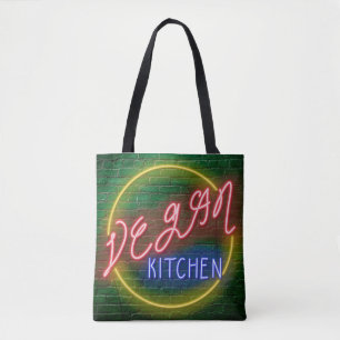 Neon Vegan Kitchen Sign