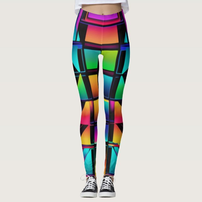 Neon Vibe Radiance Leggings (Vorderseite)
