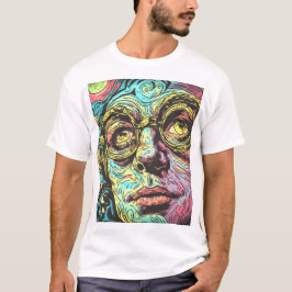 Neon Visionär: Trippy Pop Art psychedelisches T-Sh T-Shirt