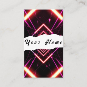 Neon Visitenkarte