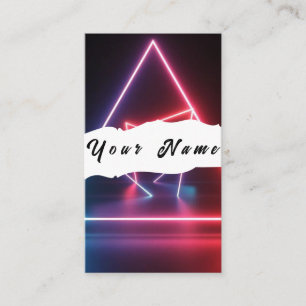 Neon Visitenkarte