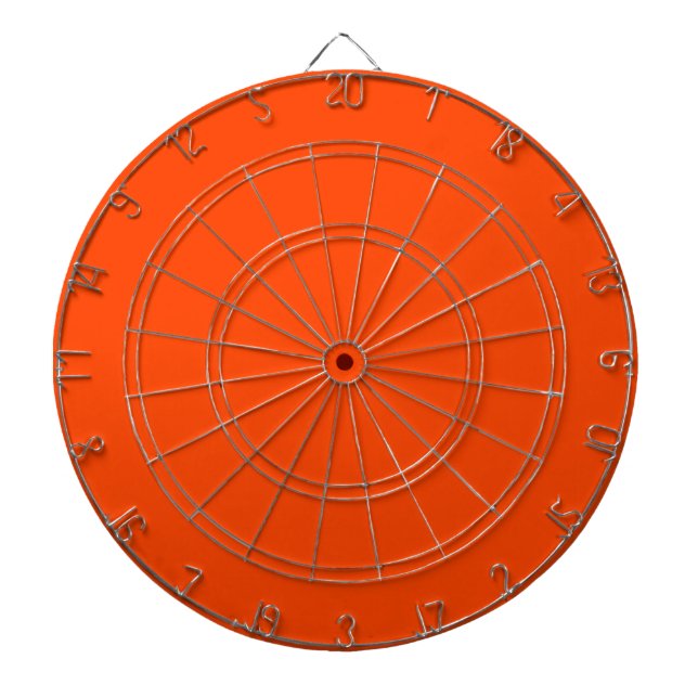 Neon, Vivid Orange Cornhole Set Dartscheibe (vorne)