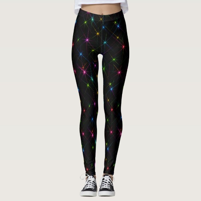 Neon Voltage™ - Ein MaelstroMedia Textile Original Leggings (Vorderseite)