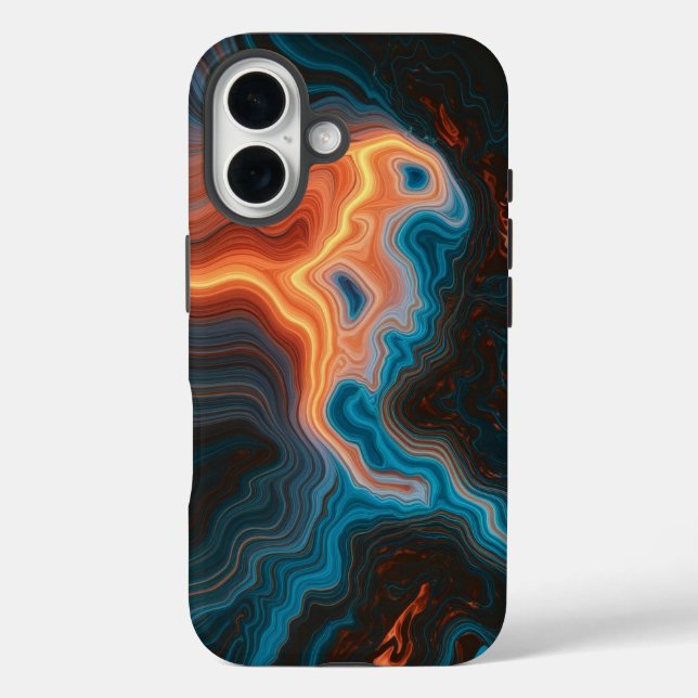 Neon-Vortex-Abstrakt  Case-Mate iPhone Hülle (Rückseite)