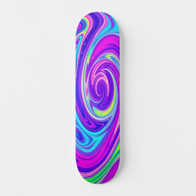 Neon Vortex: Ausgabe 2 Skateboard (Vorderseite)