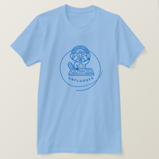 Neon-Waschbär-DJ-T-Shirt T-Shirt