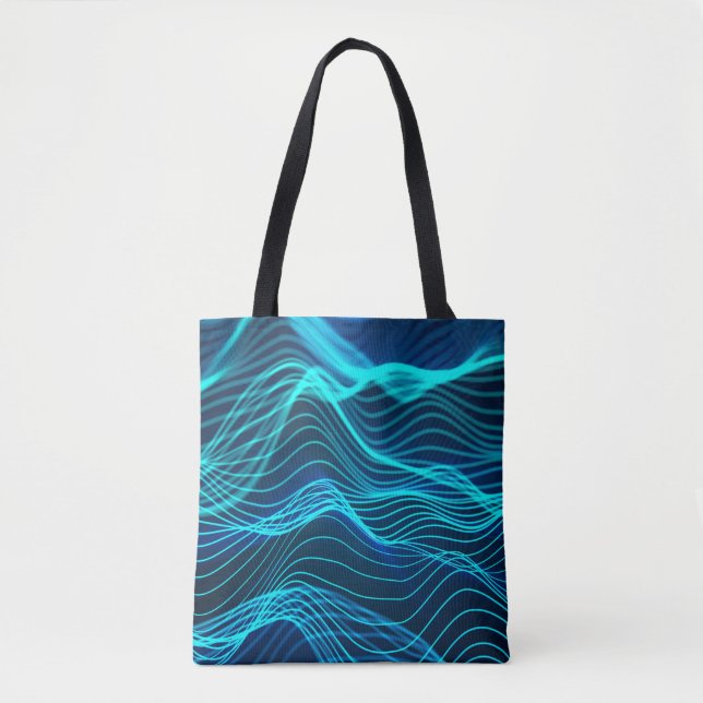 Neon waves of numerous abstract lines and rows com (Vorderseite)