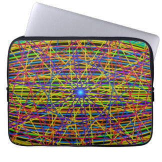 Neon Web Fractal Laptopschutzhülle