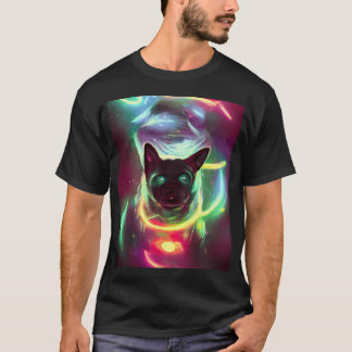 Neon-Welt-Pug T-Shirt