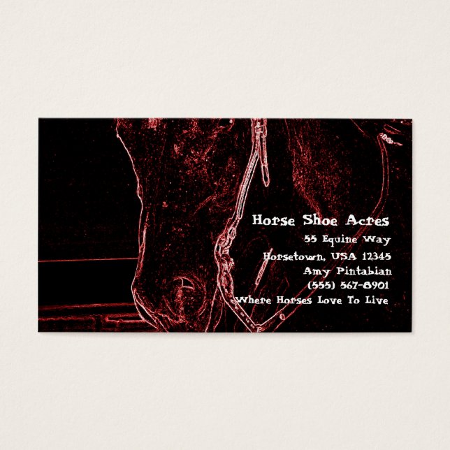 Neon Western Horse (Vorderseite)