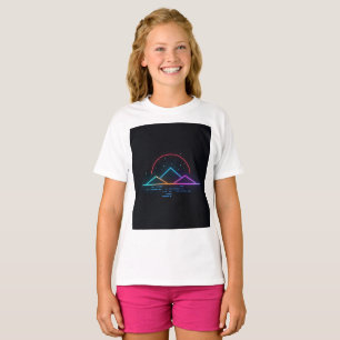 Neon-Winter Streetwear-Stimmungsbild T-Shirt