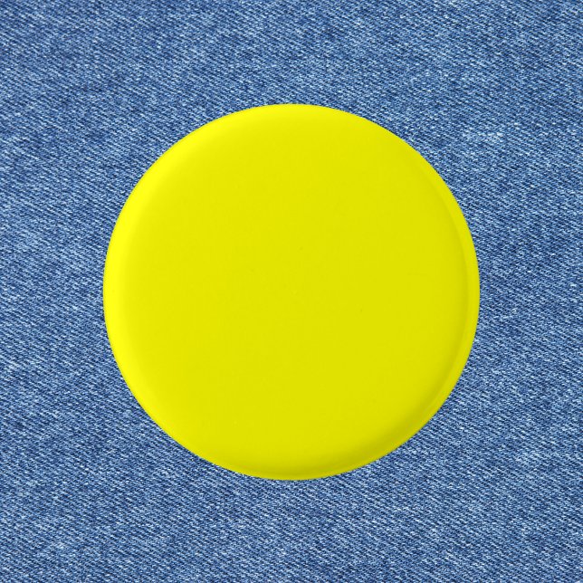 Neon Yellow Solid Color Button (Von Creator hochgeladen)