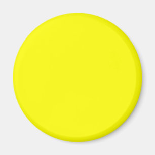 Neon Yellow Solid Color Magnet