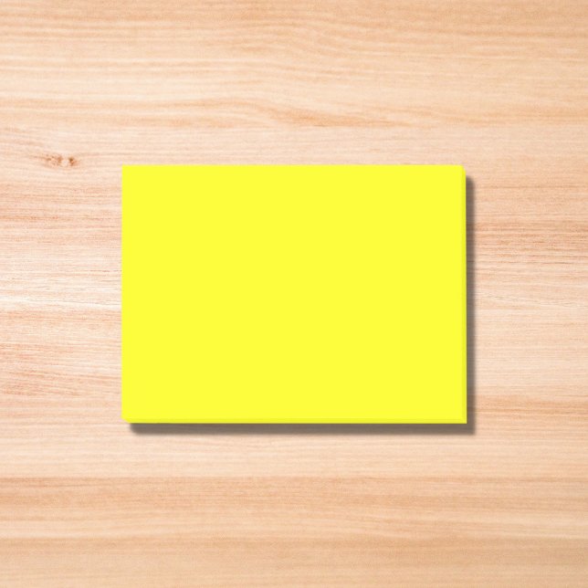 Neon Yellow Solid Color Post-it Klebezettel (Von Creator hochgeladen)