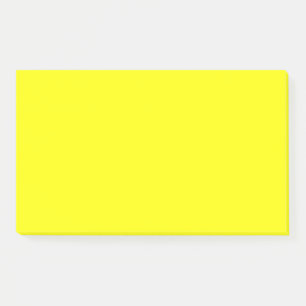 Neon Yellow Solid Color Post-it Klebezettel