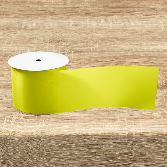 Neon Yellow Solid Color Satinband (Von Creator hochgeladen)