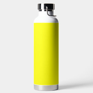 Neon Yellow Solid Color Trinkflasche