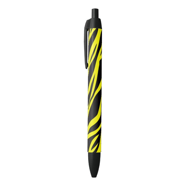 Neon Yellow Zebra Striping Kugelschreiber (Oberseite (Vertikal))