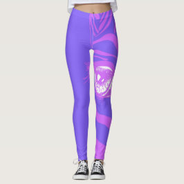 Neon-Zebra-Muster-Mode-Leggings Leggings