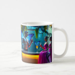 Neonächte Butterfly Cocktail Bar Kaffeetasse