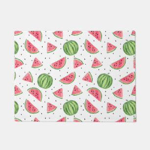 NeonAquarell-Wassermelone-Muster Fußmatte