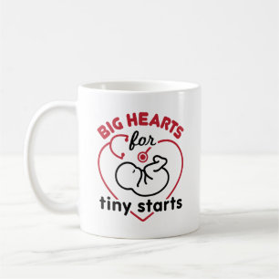 Neonatal NICU Nurse Big Hearts für Tiny Starts Kaffeetasse