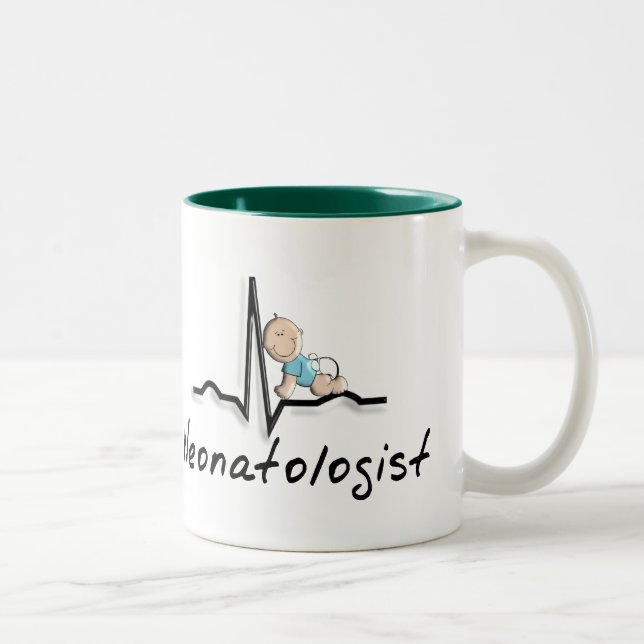 Neonatologist Arzt-Geschenke Zweifarbige Tasse (Rechts)