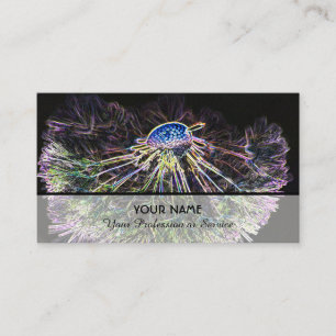 Neonblühende Romantik für Gärtner und Floristen Visitenkarte