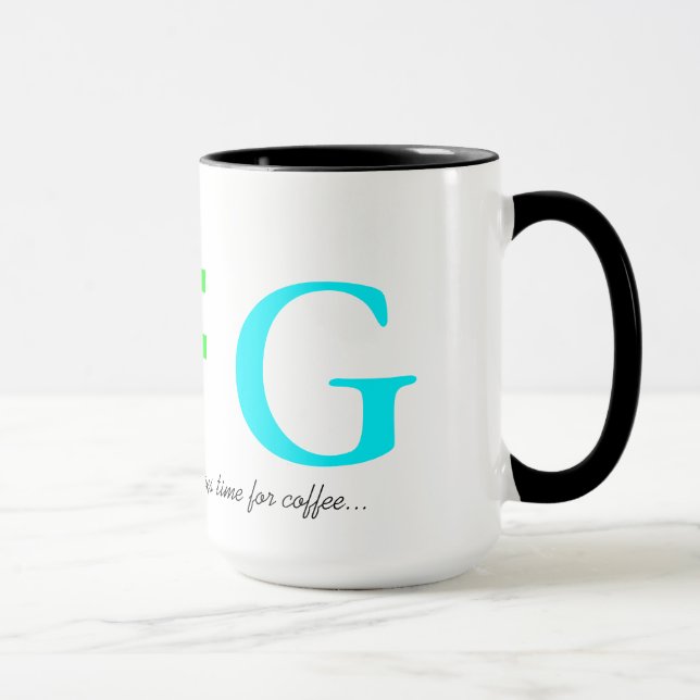 Neonbuchstaben Tasse (Rechts)