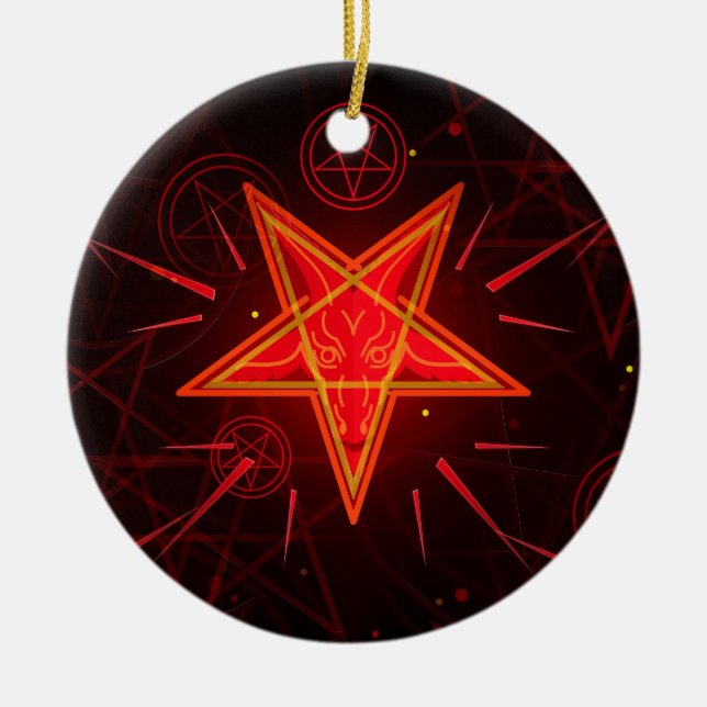 Neondemon Keramik Ornament (Vorne)