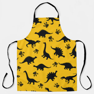 Neondinosaurier, urbanes Grunge-Muster Schürze