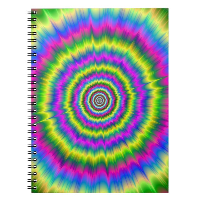 Neonexplosion bei Notebooks Notizblock (Vorderseite)