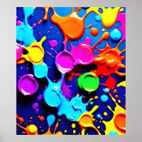 Neonfarben in Abstrakter Kunst