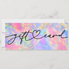 Neonfarben Opal Stone Geschenkgutschein