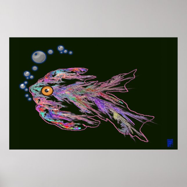 Neonfisch Poster (Vorne)
