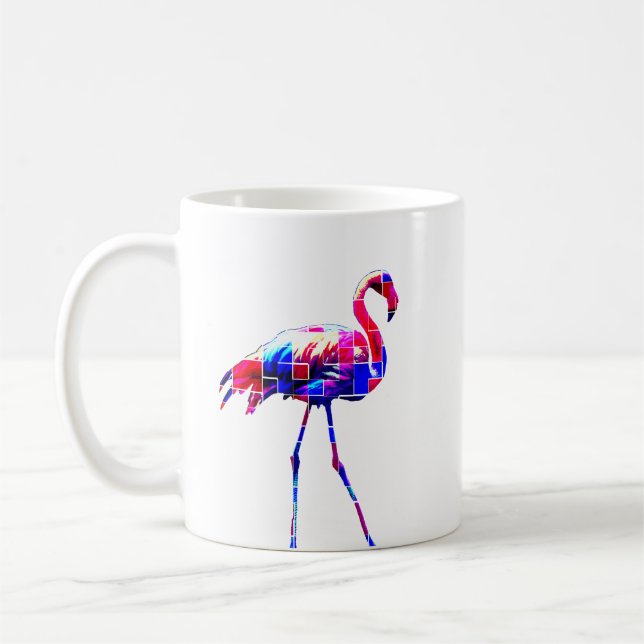 Neonflamingo-Tasse Tasse (Links)
