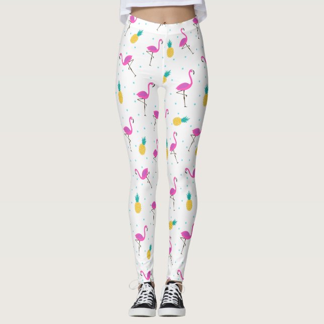 Neonflamingos 2 2 leggings (Vorderseite)