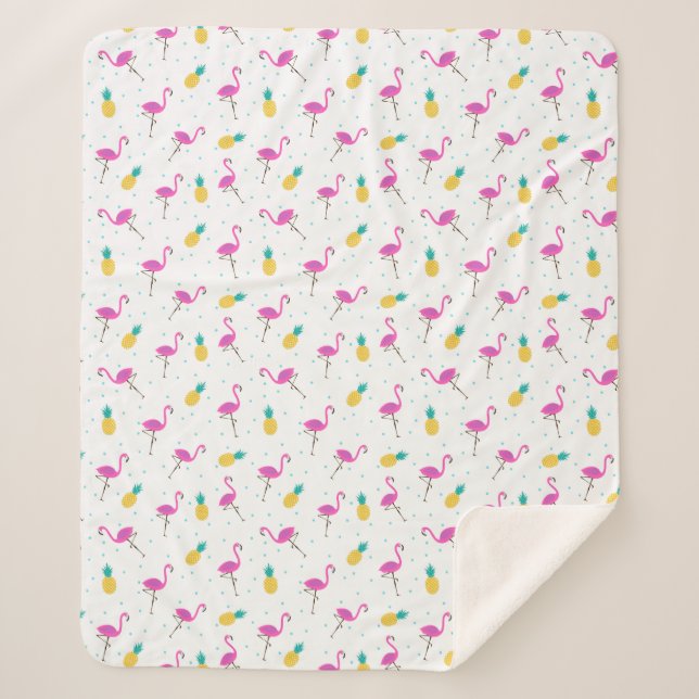 Neonflamingos Sherpadecke (Vorderseite)