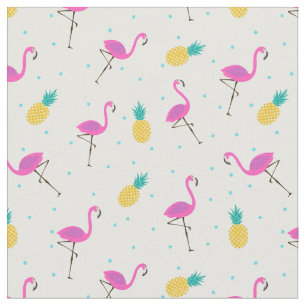 Neonflamingos Stoff
