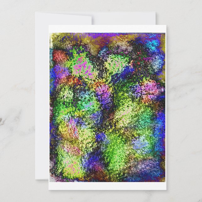 Neonflieder-Einladungen Einladung (Vorderseite)