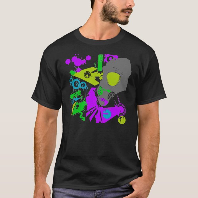 NeonGasmask T-Shirt (Vorderseite)