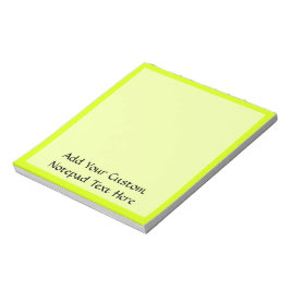 Neongelb, hohe Sichtbarkeit Notizblock