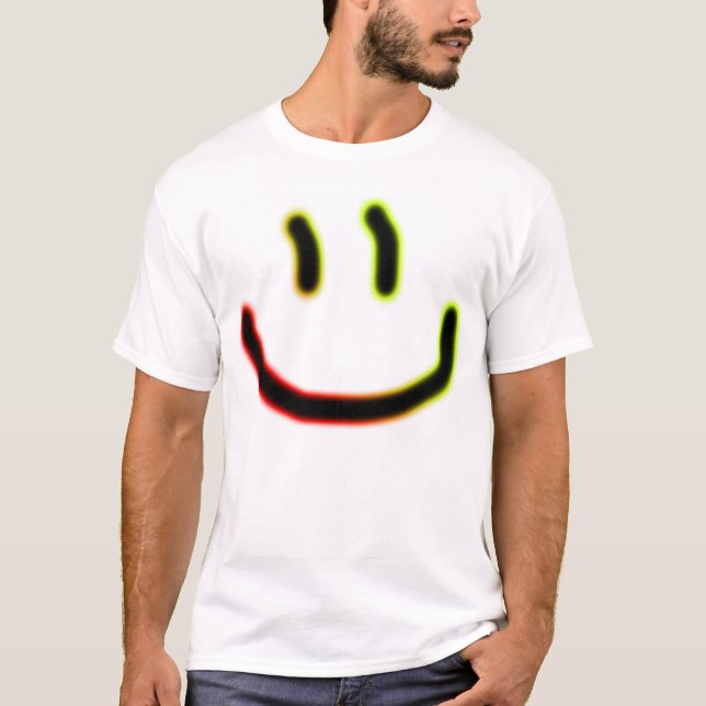 Neongesicht T-Shirt (Vorderseite)