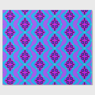 Neongrafisches Muster Geschenkpapier